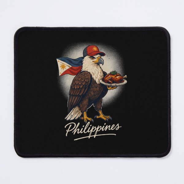 Item preview, Philippines Eagle Philippine Flag Roasted Lechon Chicken Mascot designed and sold by Enea Kelo.