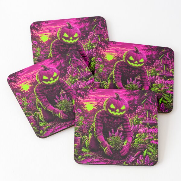 Item preview, Headless Horseman Psychedelic Gardener - Rustic Halloween Fantasy Art designed and sold by TheHorsemanRidesAgain.