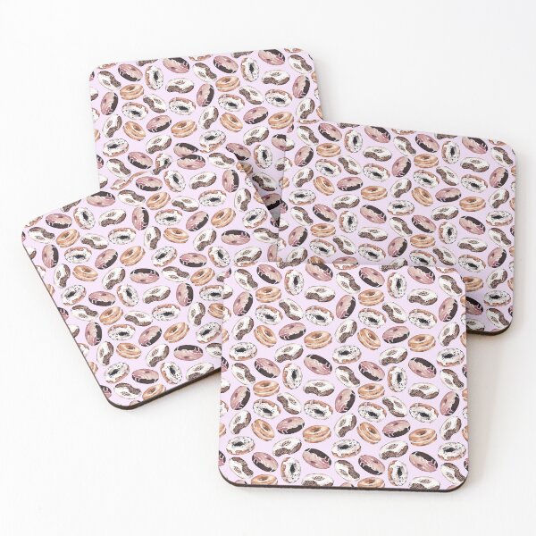 Item preview, Watercolor Doughnut Pattern designed and sold by KAYJAY DESIGNS.