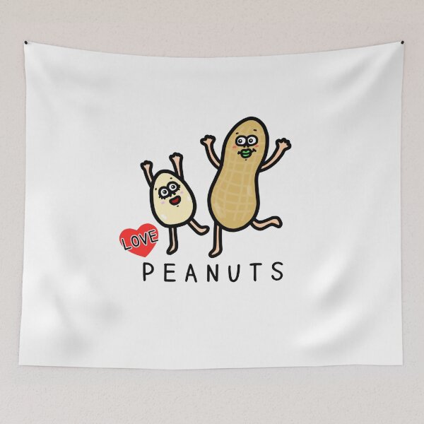 Item preview, Cute I LOVE PEANUTS designed and sold by kanaehonkawa.