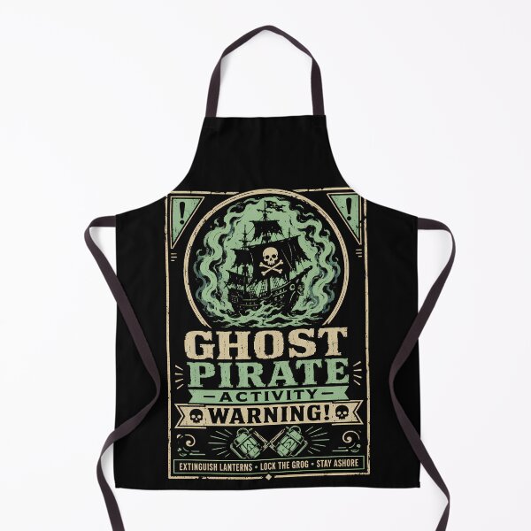 Item preview, Ghost Pirate Activity Public Warning designed and sold by agearb.