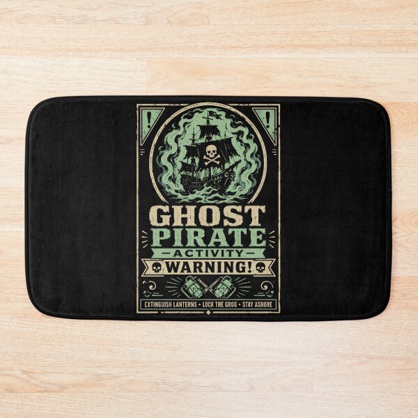 Item preview, Ghost Pirate Activity Public Warning designed and sold by agearb.