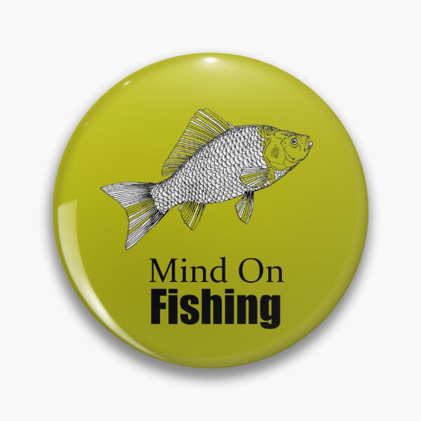 Item preview, Mind on Fishing Educational Humor Design designed and sold by annenambiro.
