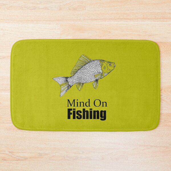 Item preview, Mind on Fishing Educational Humor Design designed and sold by annenambiro.