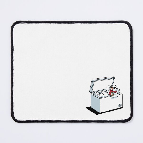 Item preview, Cool Snowman Chilling In Chest Freezer designed and sold by Rare By Hero.