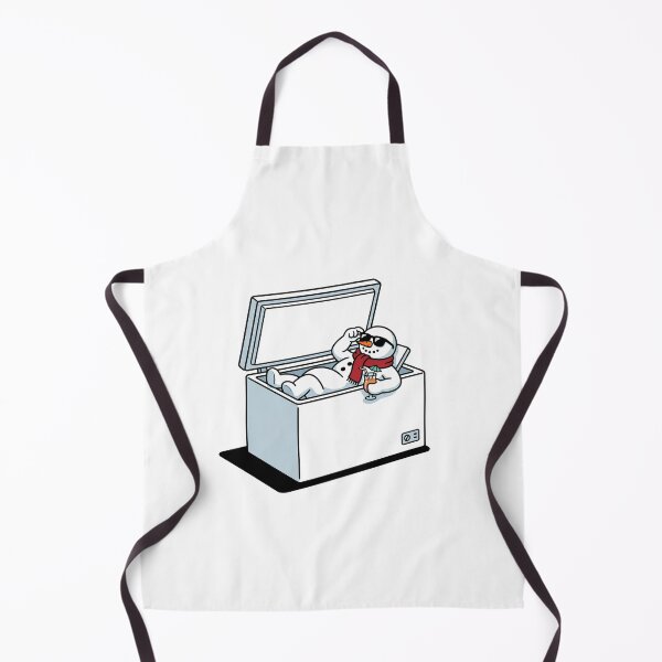 Item preview, Cool Snowman Chilling In Chest Freezer designed and sold by Rare By Hero.