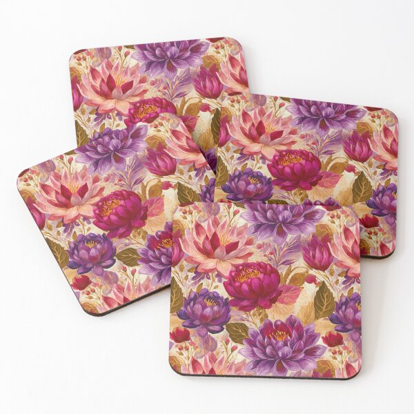Item preview, Whimsical Lotus Flower  - Birthday Flower Pattern - Best Gifts For Men designed and sold by RoyalStarsPatts.