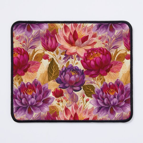 Item preview, Whimsical Lotus Flower - Birthday Flower Pattern - Best Gifts For Men designed and sold by RoyalStarsPatts.