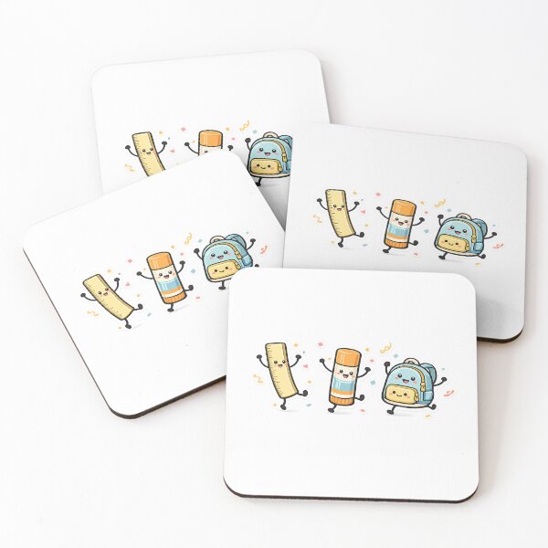 Item preview, Cute School Supplies PNG, Kawaii Ruler Glue Backpack Design, Back To School Sublimation Graphic designed and sold by Moss & Mellow.