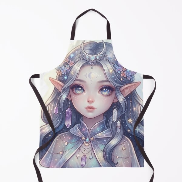 Item preview, Liora - Celestial Elf Princess Magical Stardust Portrait Fantasy Art designed and sold by Zelis craft.