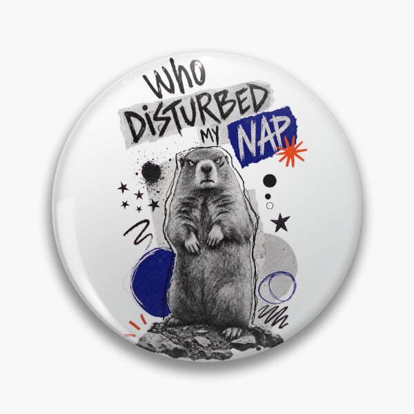 Item preview, Who Disturbed My Nap Marmot Meme Shirt designed and sold by KIDEnia.