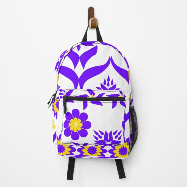 Item preview, Purple and Yellow Folk Floral Seamless Pattern, Decorative Botanical Vector Background designed and sold by Ei-Ei.