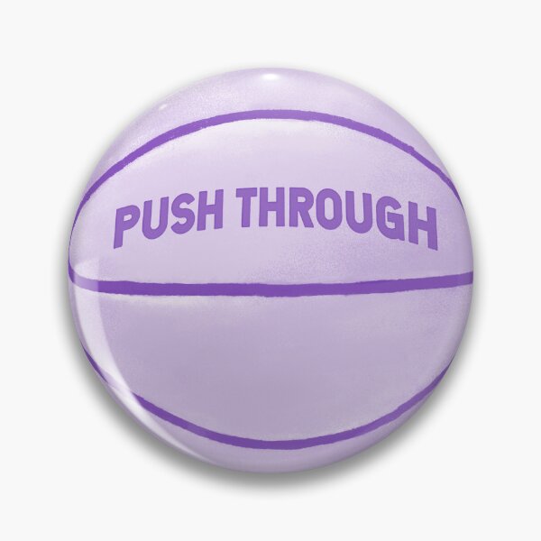 Item preview, Basketball Pastel Purple Drawing Push Through Quote For Sports Fans designed and sold by roarsomethings.