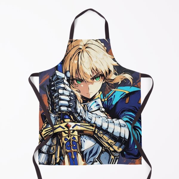 Item preview, Saber | Legendary Holy Knight | Anime-Inspired Fantasy Warrior Digital Art designed and sold by Dyan4.