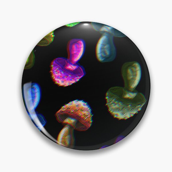 Item preview, Neon Psychedelic Mushrooms | Glowing Trippy Fungi Rave Art designed and sold by immortalmoonimp.