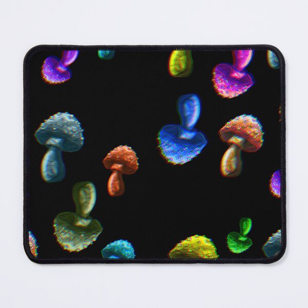Item preview, Neon Psychedelic Mushrooms | Glowing Trippy Fungi Rave Art designed and sold by immortalmoonimp.
