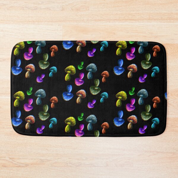 Item preview, Neon Psychedelic Mushrooms | Glowing Trippy Fungi Rave Art designed and sold by immortalmoonimp.