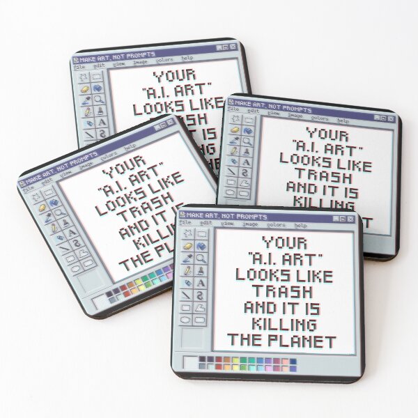 Item preview, your ai art looks like trash and it is killing the planet designed and sold by remerasnerdas.