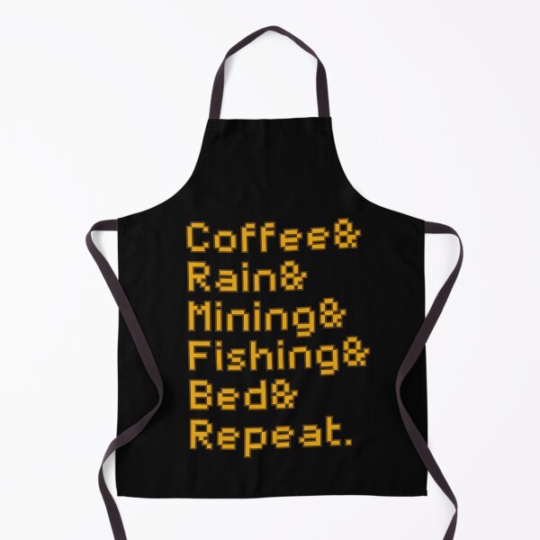 Item preview, Stardew Valley: Coffee Rain Mining Fishing Bed Repeat designed and sold by AnalogClub.