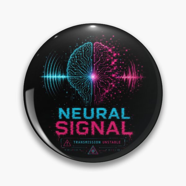 Item preview, Neural Signal – Transmission Unstable designed and sold by JupiterGlitchEmpire.