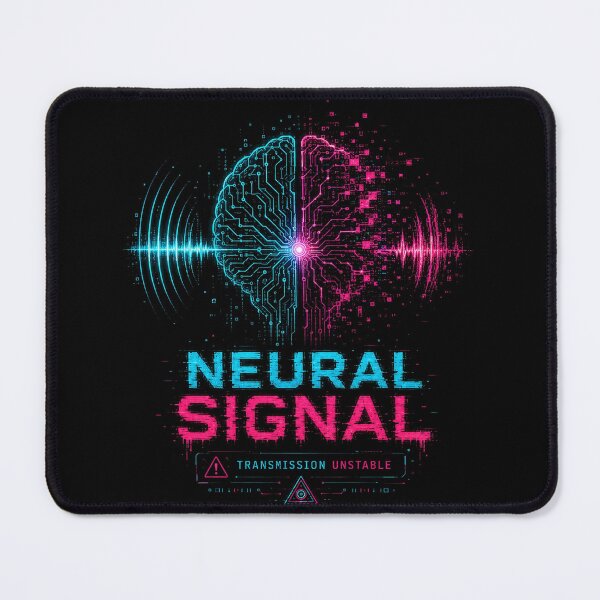 Item preview, Neural Signal – Transmission Unstable designed and sold by JupiterGlitchEmpire.
