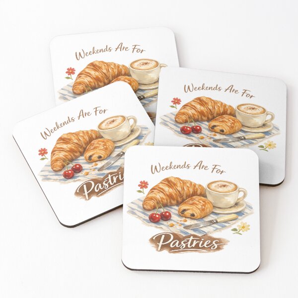 Item preview, Weekends Are for Pastries designed and sold by Doodle Souq.