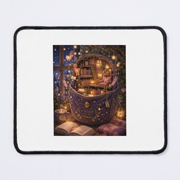Item preview, Enchanted Pocket Library Sticker designed and sold by blossomfun.