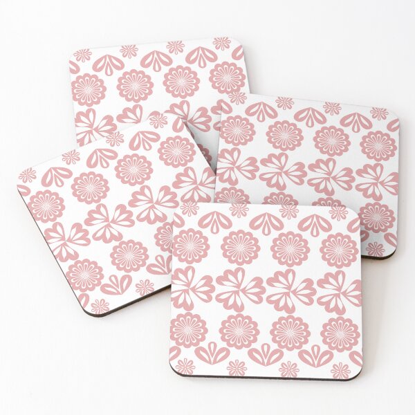 Item preview, Soft Pink Floral Geometric Seamless Pattern, Minimal Scandinavian Vector Background designed and sold by Ei-Ei.