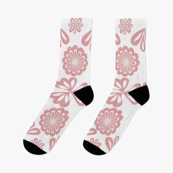 Item preview, Soft Pink Floral Geometric Seamless Pattern, Minimal Scandinavian Vector Background designed and sold by Ei-Ei.