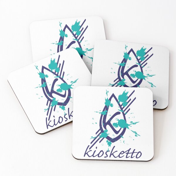 Item preview, Kiosketto Purple And Teal Paint Splatter Urban Logo designed and sold by XiaShope.