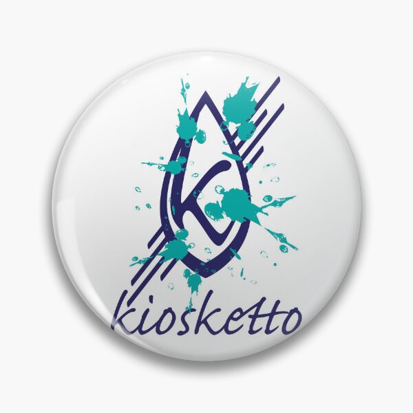 Item preview, Kiosketto Purple And Teal Paint Splatter Urban Logo designed and sold by XiaShope.