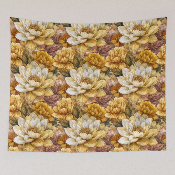 Item preview, Unique Lotus Print  - Birthday Flower Pattern - Birthday Gift Ideas designed and sold by RoyalStarsPatts.