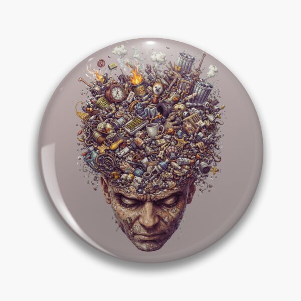 Item preview, Burdened Mind: The Weight of Everyday Chaos designed and sold by MKNDESIGN.