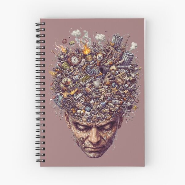 Item preview, Burdened Mind: The Weight of Everyday Chaos designed and sold by MKNDESIGN.