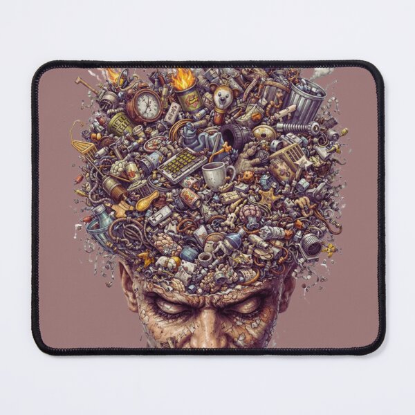 Item preview, Burdened Mind: The Weight of Everyday Chaos designed and sold by MKNDESIGN.