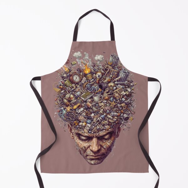 Item preview, Burdened Mind: The Weight of Everyday Chaos designed and sold by MKNDESIGN.