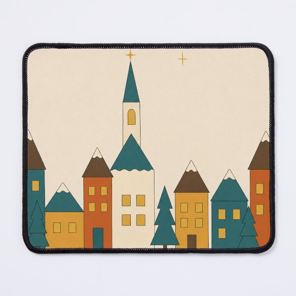 Item preview, Retro Christmas Village — Mid Century Modern Holiday designed and sold by Planthem.