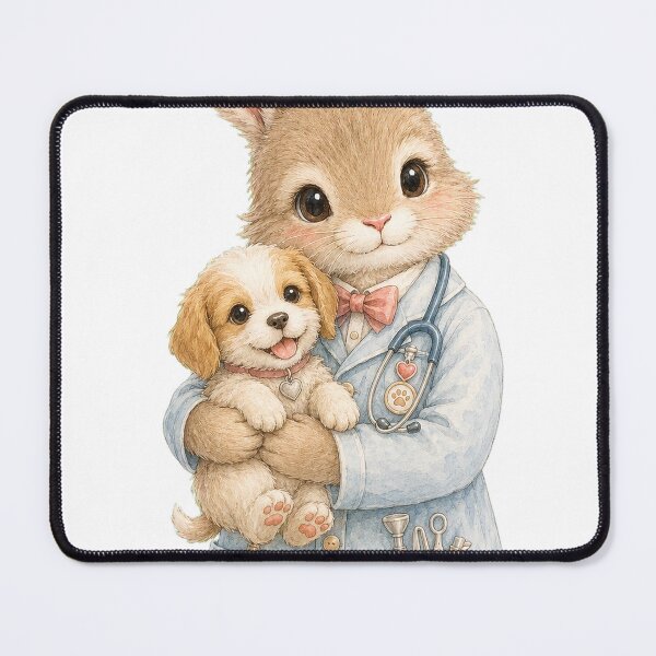 Item preview, Cute Bunny Veterinarian designed and sold by photoparadise22.