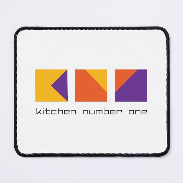 Item preview, Kitchen Number One Minimalist Geometric Colorful Block Logo designed and sold by XiaShope.