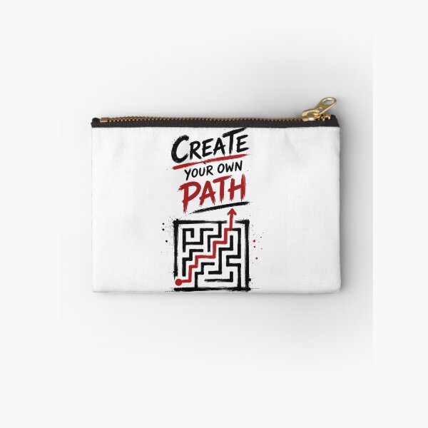Item preview, Create Your Own Path | Minimalist Motivational Typography | Modern Maze Wall Art | Inspirational Quote Design designed and sold by  Mirai_Art  ⭐⭐⭐⭐.