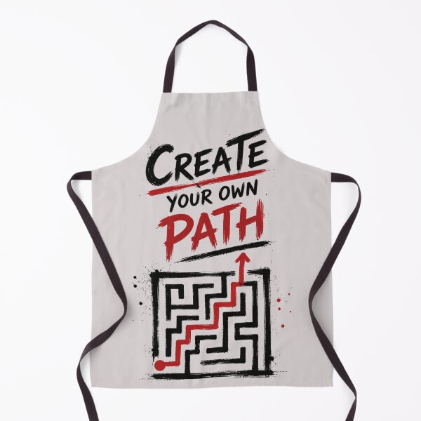 Item preview, Create Your Own Path | Minimalist Motivational Typography | Modern Maze Wall Art | Inspirational Quote Design designed and sold by Mirai_Art ⭐⭐⭐⭐.