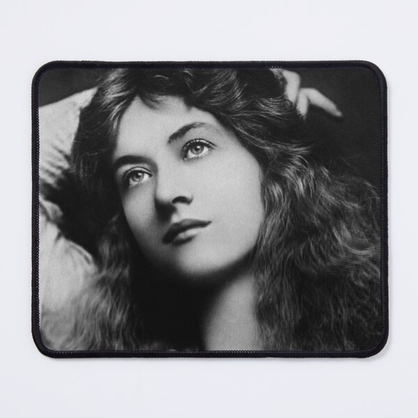 Item preview, 1900 Broadway and Hollywood actress Maude Fealy fine art black and white vintage female scarlet portrait photograph designed and sold by Astrid Arkhangelsky.