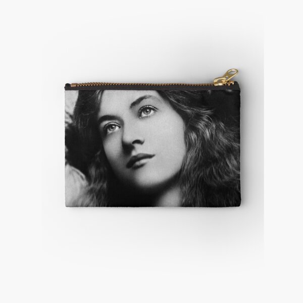 Item preview, 1900 Broadway and Hollywood actress Maude Fealy fine art black and white vintage female scarlet portrait photograph designed and sold by Astrid Arkhangelsky.