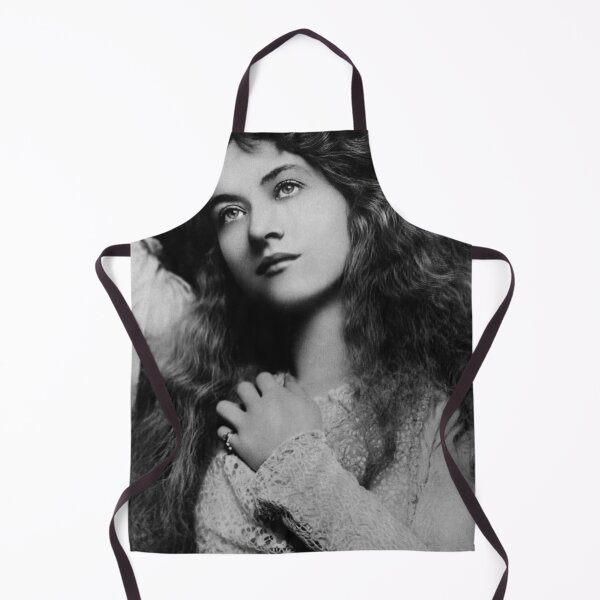 Item preview, 1900 Broadway and Hollywood actress Maude Fealy fine art black and white vintage female scarlet portrait photograph designed and sold by Astrid Arkhangelsky.