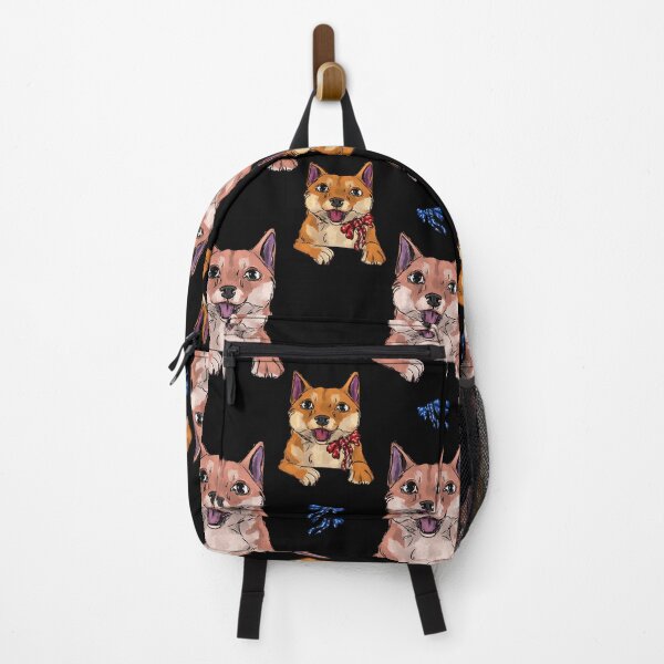 Item preview, Happy Shiba Inu with Red Bow designed and sold by Antiope33.