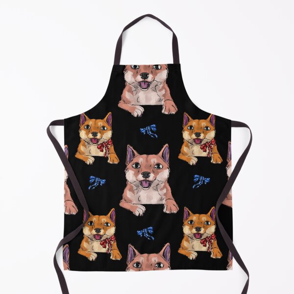 Item preview, Happy Shiba Inu with Red Bow designed and sold by Antiope33.