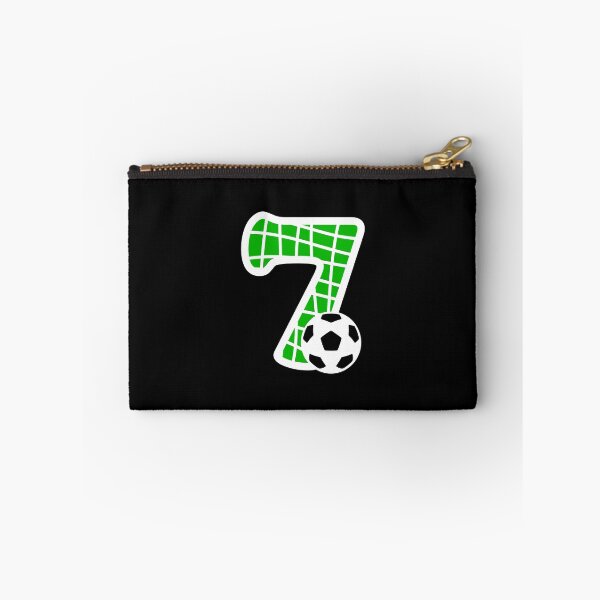 Item preview, Football Number 7 Green Seven No #7 designed and sold by Jeallan Designs.