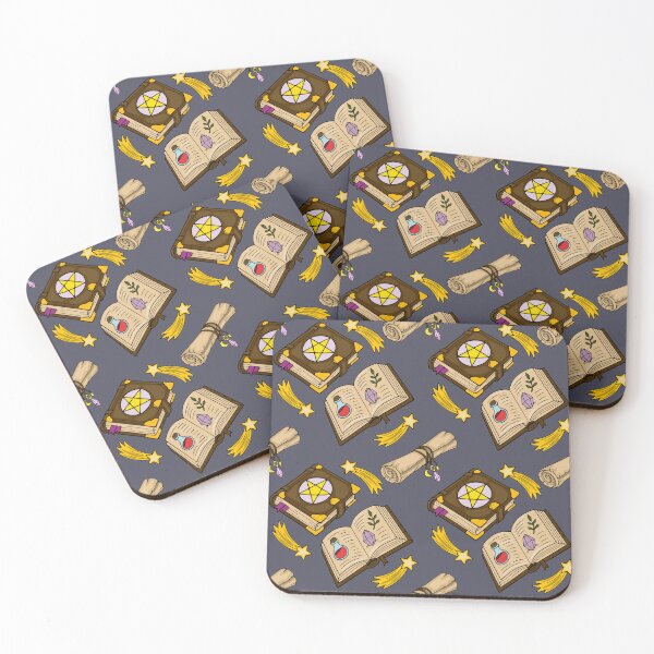 Item preview, Witchy Magic Spell Book & Scrolls Seamless Pattern designed and sold by Elatedowl.