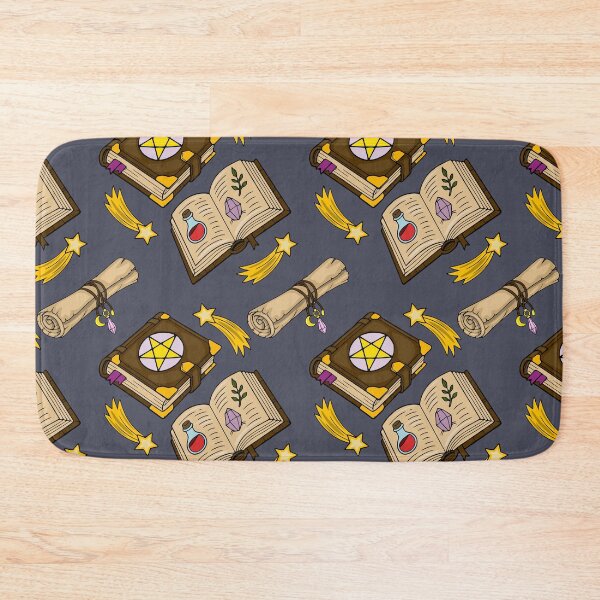 Item preview, Witchy Magic Spell Book & Scrolls Seamless Pattern designed and sold by Elatedowl.