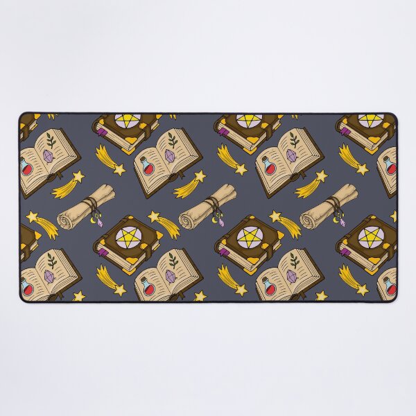 Item preview, Witchy Magic Spell Book & Scrolls Seamless Pattern designed and sold by Elatedowl.